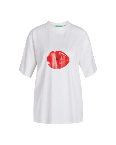 Herren Kurzarm-T-Shirt Jack & Jones Jxkora Loose Weiß