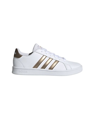 Chaussures de Sport pour Enfants Adidas Grand Court Blanc