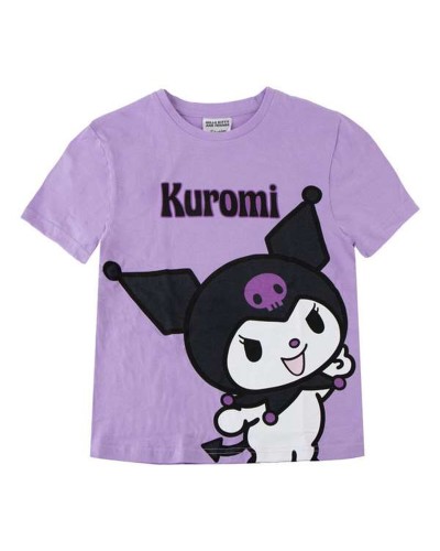 Barn T-shirt med kortärm Hello Kitty Purpur