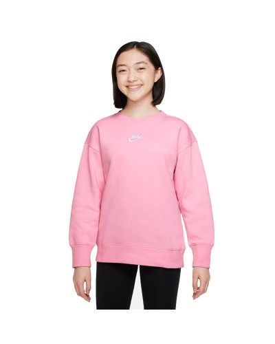 Sudadera sin Capucha Niña Nike Sportswear Club Fleece Rosa