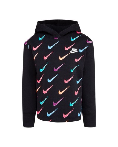 Hooded Sweatshirt for Girls Nike NSW Kids Black