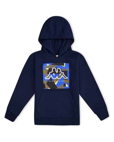 Sweatshirt mit Kapuze für Mädchen Kappa Kappa Clot Dunkelblau