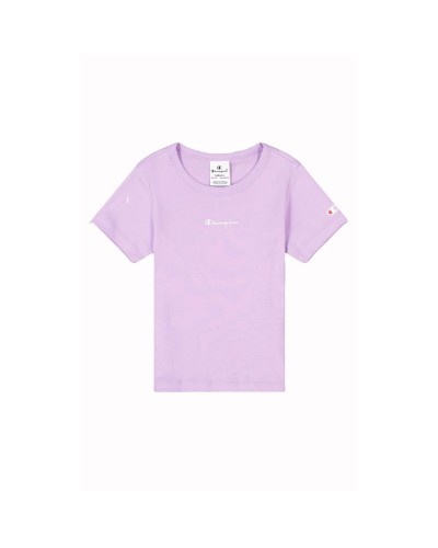 Maglia a Maniche Corte per Bambini Champion Champion Crewneck Lavanda