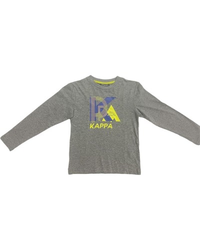 Kurzarm-T-Shirt für Kinder Kappa Benoit Tee Hellgrau