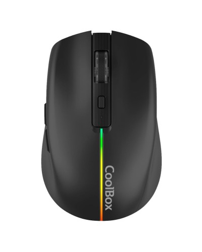 Souris et Tapis de Souris Gaming CoolBox W01 1600 dpi Noir