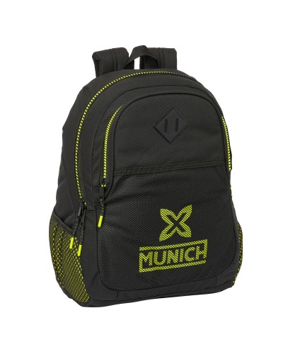 School Bag Munich Beat Black 32 x 44 x 16 cm