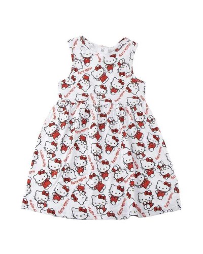 Kleid Hello Kitty Weiß