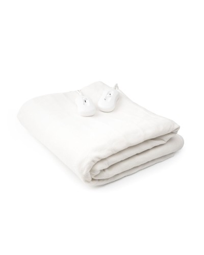 Calientacamas Eléctrico Doble InnovaGoods 60+60 W 140 x 160 cm Blanco (Reacondicionado A)