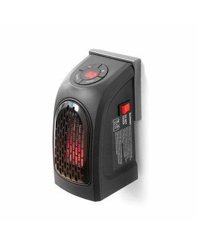 Mini Calefactor de Enchufe Portátil InnovaGoods Negro 400 W (Reacondicionado A)