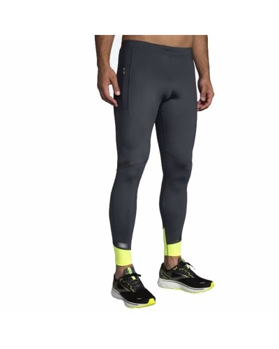 Mallas Deportivas de Hombre Brooks Run Visible Negro (S)