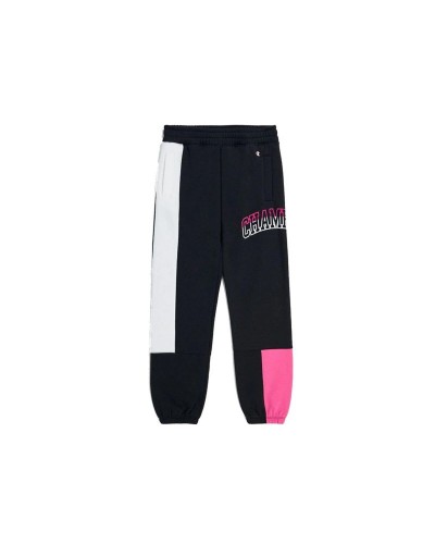 Pantalón Largo Deportivo Champion Legacy Negro Mujer