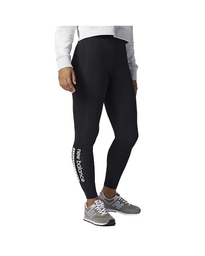 Leggings de Sport pour Femmes New Balance Essentials Field Day Noir