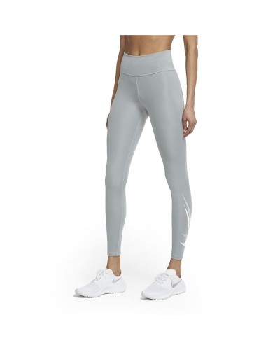 Leggings Sportivo da Donna Nike Dri-FIT Swoosh Grigio