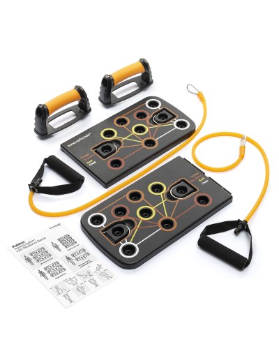 Push-Up Board met Weerstandsbanden en Trainingsgids InnovaGoods (Refurbished A)