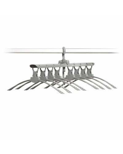 Cintre Multiple 8 en 1 Spavver InnovaGoods Gris Plastique (Reconditionné B)