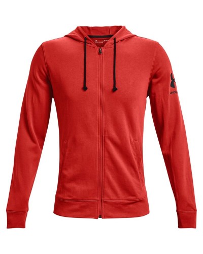 Sportjackefür Herren Under Armour Rival Terry Man Rot
