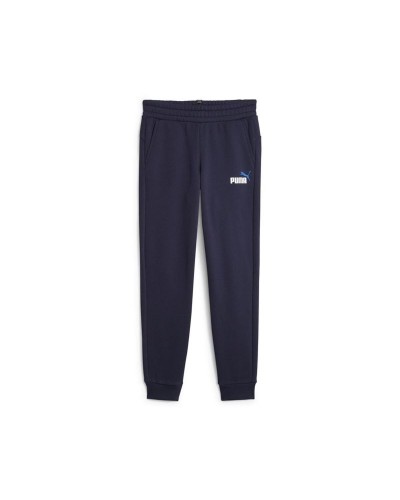 Lange sportbroek Puma Marineblauw