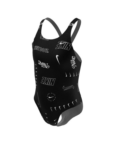 Maillot de Bain Fille Nike Noir