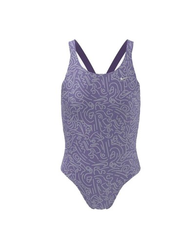 Maillot de Bain Fille Nike Violet