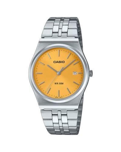 Horloge Heren Casio Geel Zilverkleurig (Ø 35 mm)