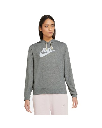 Damessweater zonder Capuchon Nike Sportswear Gym Vintage W Donker grijs