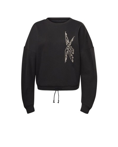 Damessweater zonder Capuchon Reebok Modern Safari W Zwart