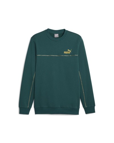 Miesten huputon collegepaita Puma Ess+ Minimal Gold Cr Sininen