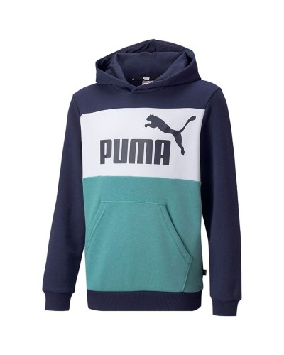 Lasten huppari Puma Essential Colorblock Tummansininen