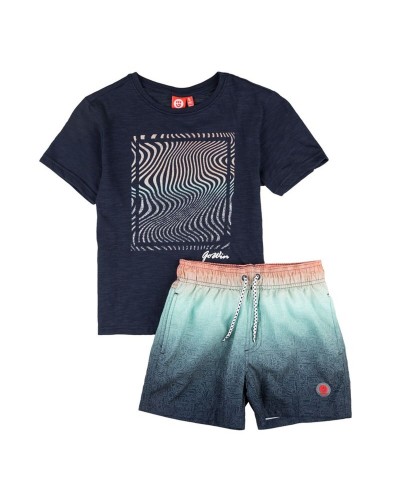 Completo Sportivo per Bambini Go & Win Aztec Nero