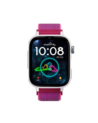 Smartwatch Save Family SW2-BL-TELFRAMB Weiß Rosa Himbeere