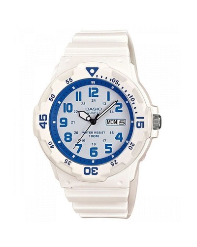 Montre Homme Casio DIVER 100M Blanc (Ø 43 mm)