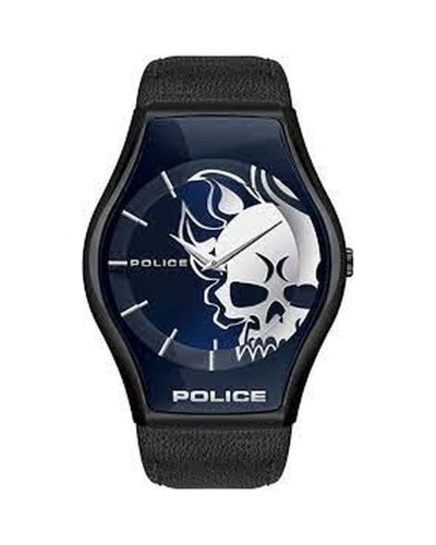Orologio Uomo Police SPHERE Nero Azzurro (Ø 45 mm)
