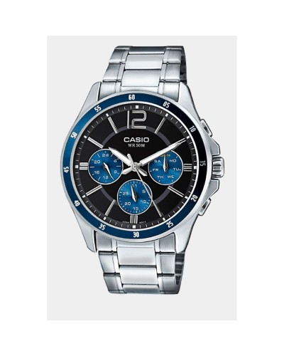 Montre Homme Casio COLLECTION Noir Argenté (Ø 35 mm) (Ø 43,5 mm)