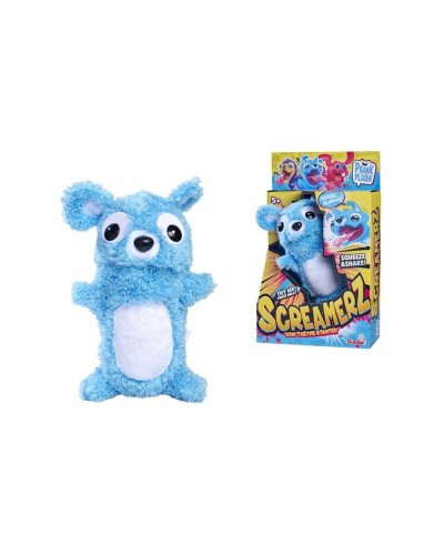 Peluche con Sonido Simba Screamerz Oso 30 cm Azul Multicolor