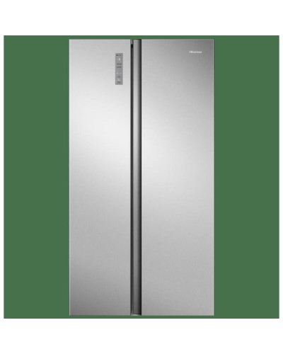 Koel-vriescombinatie Hisense Grijs Staal