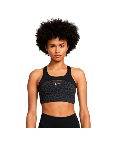 Sports Bra Nike Dri-FIT Swoosh Black