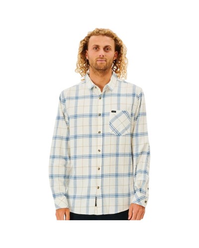 Herenshirt met Lange Mouwen Rip Curl 00CMSH-3021 Wit (S)