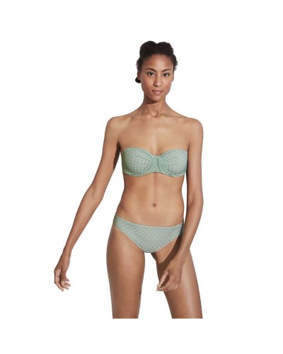 Bikini Ysabel Mora Bandeau Copa C Green Verde scuro