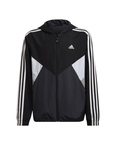 Giacca Sportiva da Bambini Adidas Coupe-Vent Colorblock BK