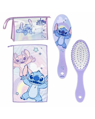 Necessaire da Viaggio Stitch Lilla 23 x 15 x 8 cm