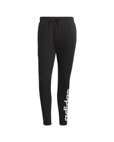 Pantalón Largo Deportivo Adidas Essentials Logo Negro Hombre
