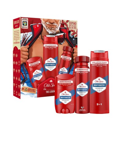Hygieniatuotesetti miehille Old Spice WHITEWATER 3 Kappaletta