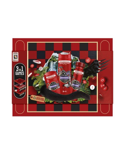 Hygieniatuotesetti miehille Old Spice OLD SPICE NIGHT PANTHER 3 Kappaletta