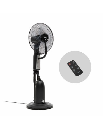 Nebuliser Pedestal Fan with Remote Control InnovaGoods Black 90 W 2,8 L (Refurbished B)