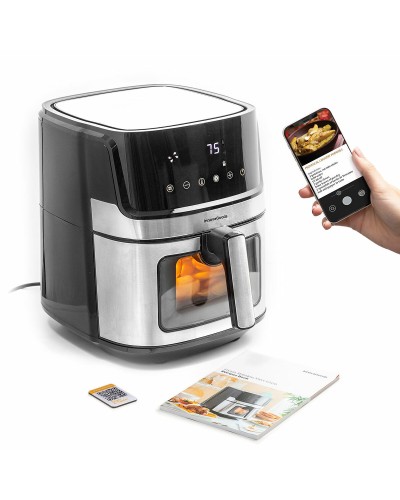 Freidora de Aire InnovaGoods Negro 1700 W 6,5 L Acero Inoxidable (Reacondicionado B)