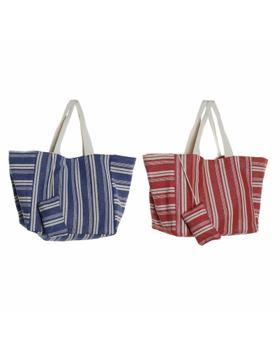 Bag DKD Home Decor Blue Red Aluminium 39 x 26 x 34 cm Purse