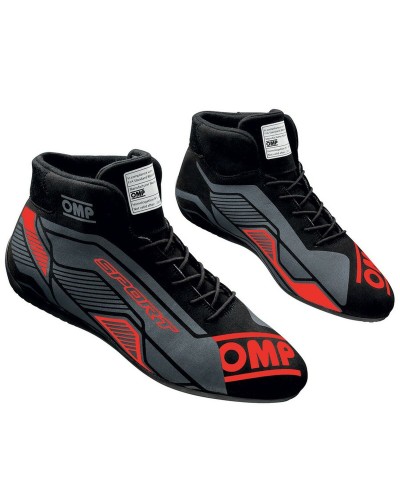 Racelaarzen OMP SPORT Zwart/Rood 40