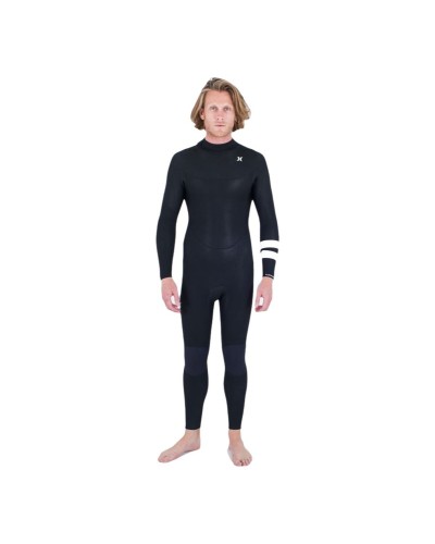 Neoprene Hurley Advant 4/3 mm Back zip Nero