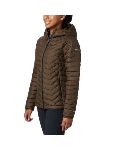 Chaqueta Deportiva para Mujer Columbia Powder Lite Oliva