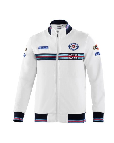 Herren Sweater ohne Kapuze Sparco MARTINI-R Weiß